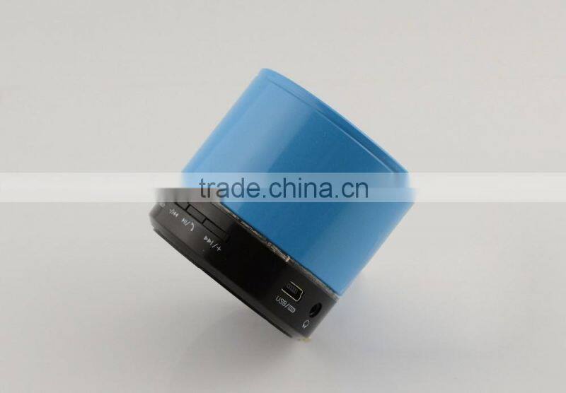 Portable Bluetooth Wireless Mini Speaker Metal/ABS Material LED Light Stereo Voice