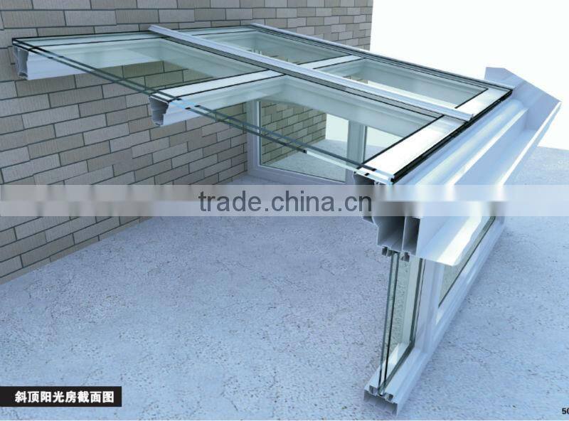 2016 Aluminum balcony awning with LED light