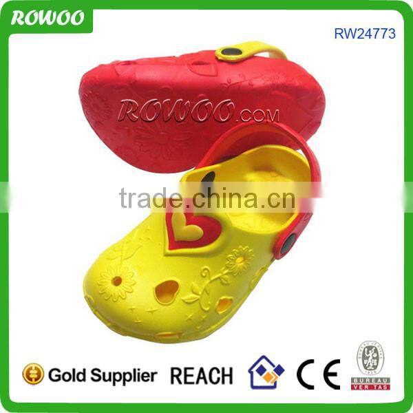 Air hole garden flower shoes beautiful eva clogs