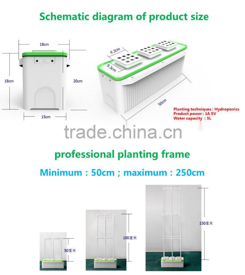 Easy operate folding plant pot