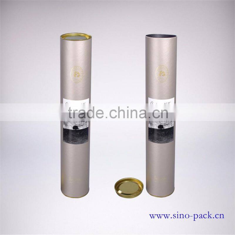 Handmade Accept Custom Order Cyliner box for wine packaging