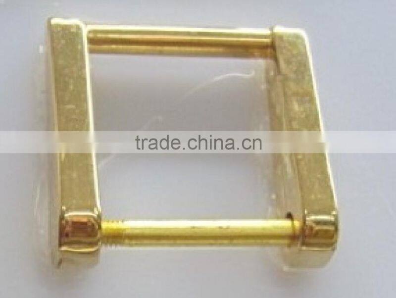 New Design Rectangle shape metal bag buckle for suitcase with high quality