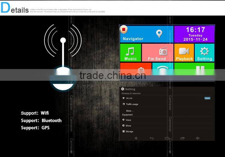 5.0" Capacitive Screen Android4.4 1080P rearview mirror car gps with dvr with gps wifi fm bluetooth