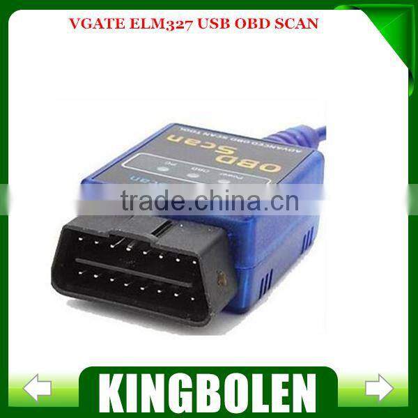 2014 Highly Recommend Vgate ELM327 USB OBD Scan USB Diagnostic Scanner Work With OBD2 Vehicle Vgate ELM 327 USB OBD2 Scan