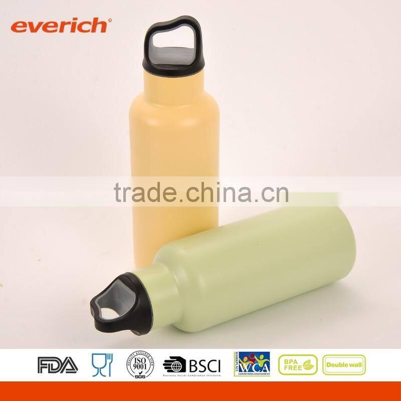 Vacuum Insulated Double Wall Flask Stainless Steel Water Bottle with lid