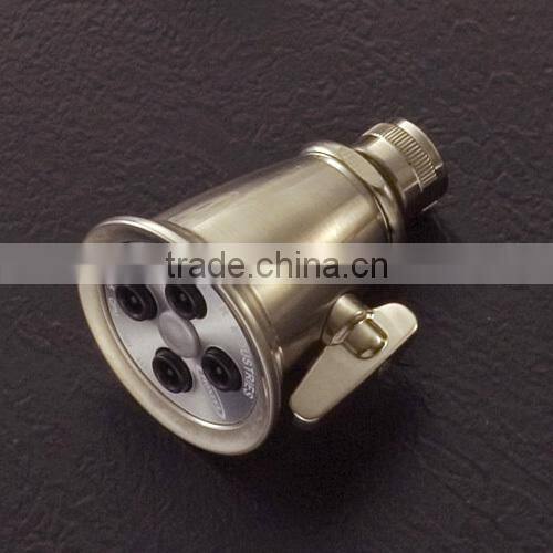 Plastic Head/8 jet Brass Shower Head
