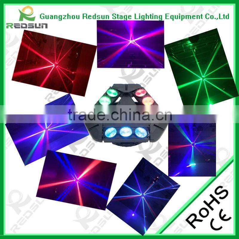 LED 3*3 spider light 8pcs*10w RGBW 4IN1profesional stage /party/club/party/christmas/house concert dj moving head spider light