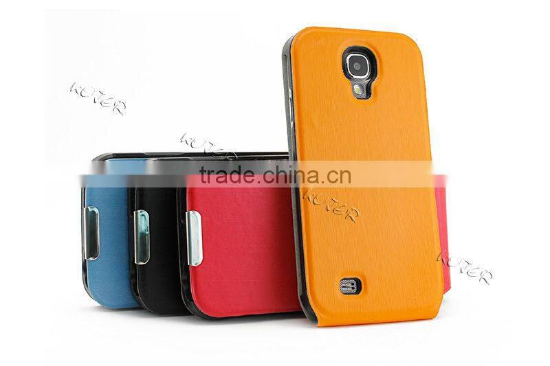 New material Fashion wallet leather flip case for samsung galaxy s4 s5 case