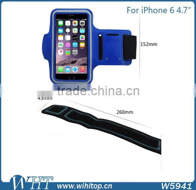 2015 New Arrival Mobile Phone Case Armband for iPhone 6 Plus Running Jogging Sports