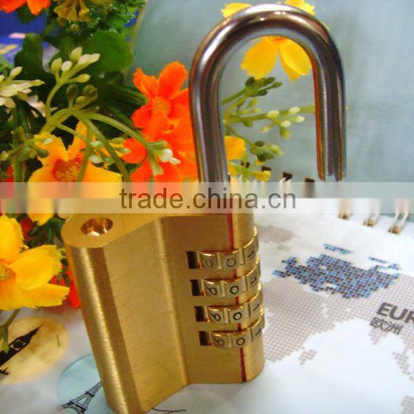 2015 New Design High Quality Digital Brass Padlock With Combination Lock