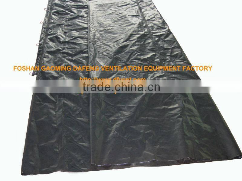 Anti-static layflat coal mining exhaust blower duct