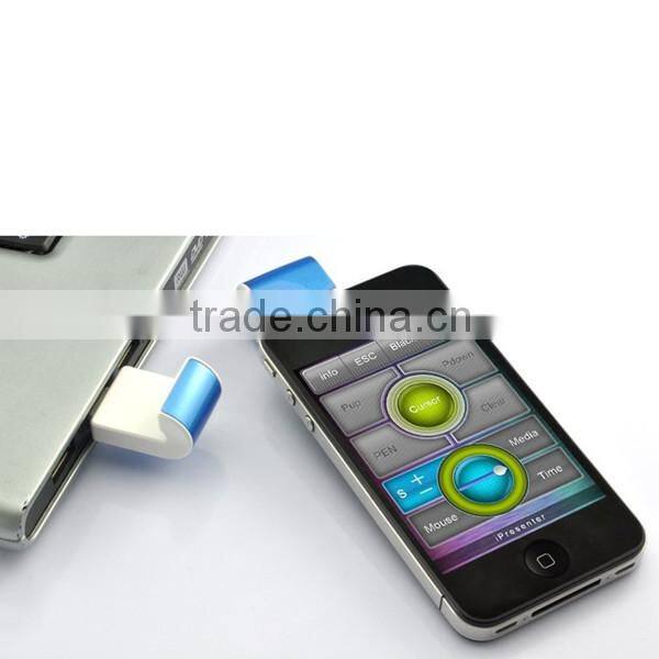 2.4GHz wireless presenter mouse remote control for iPhone 4 , iphone 6 ,iphone 6s plus Presentation