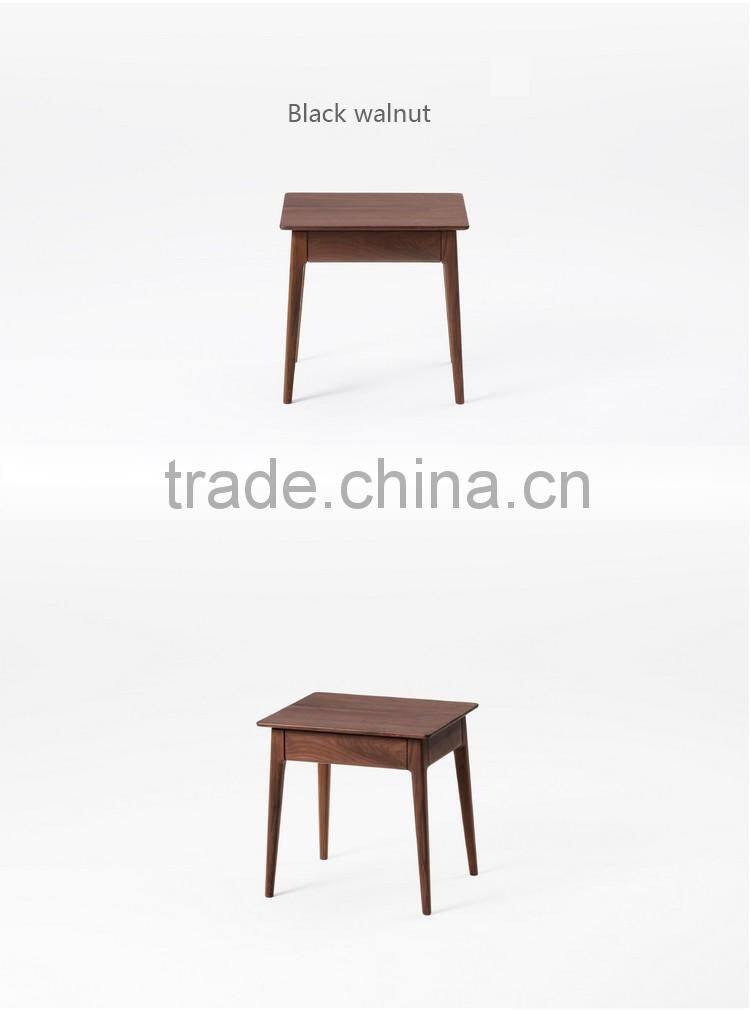 Modern design bedside wooden night stand simple side table
