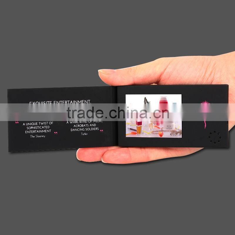 2.4" tft lcd video business card, video card for business