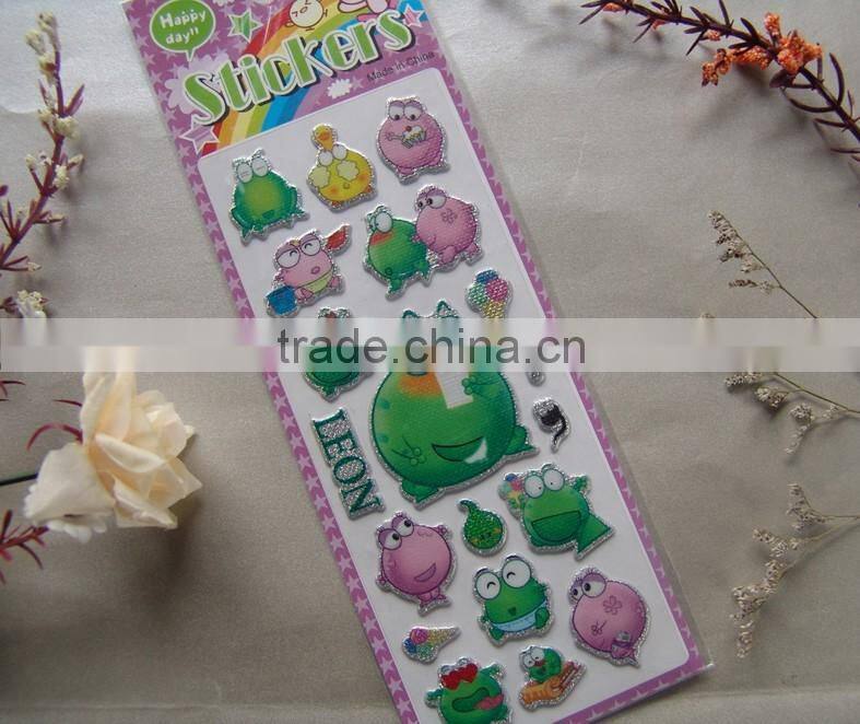 2016New product puffy sticker , eco-friendly foam sticker,3d foam sticker