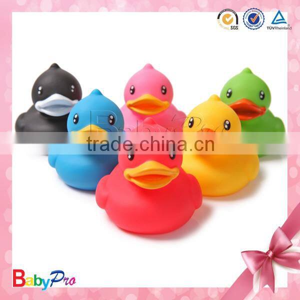 2015 hot sell eco-friendly material animal pattern custom rubber duck promotional rubber ducks