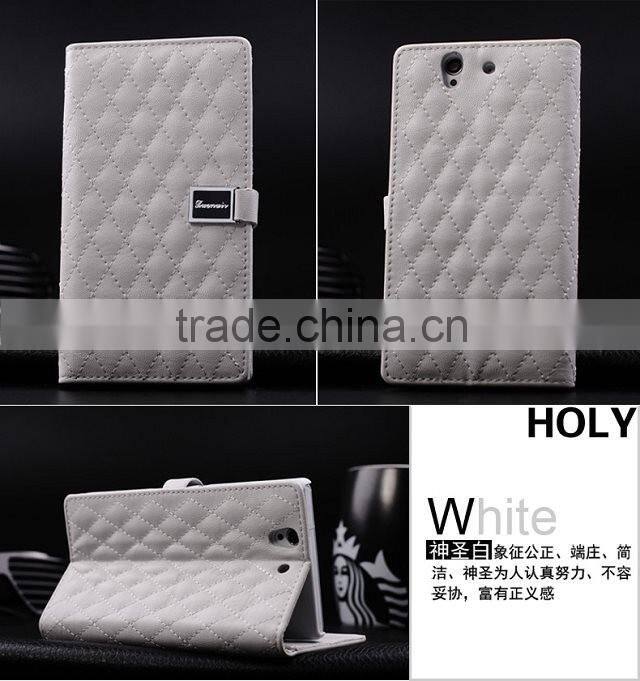 Whosale sheep leather Case for Sony L36H