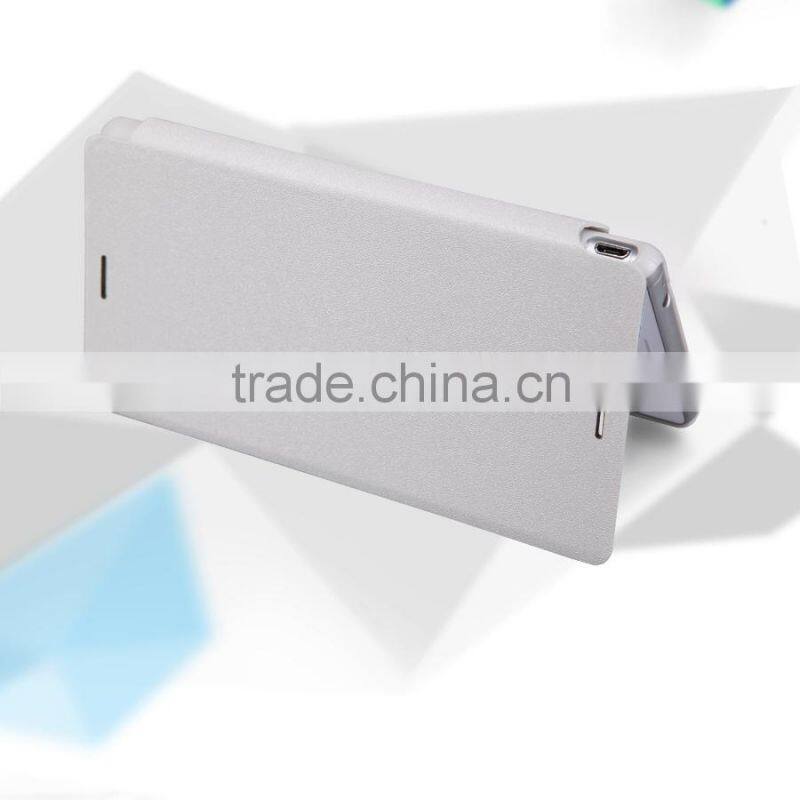 Nillkin new arrived Flip leather case For Sony xperia M4 AQUA