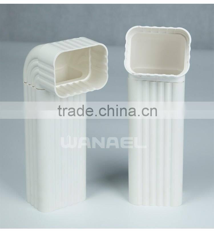 Best products pvc rain gutter system easy installation pvc rain guttering pipe and accessories