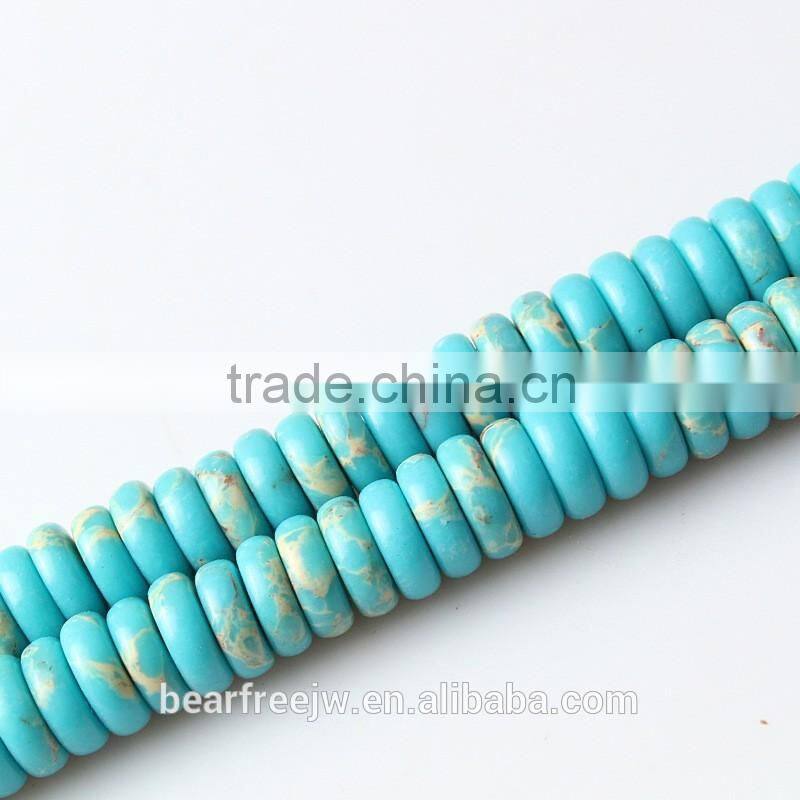 Fashion Purple Greed Blue Emperor stone Rondelle Beads, Imperial Jasper gem stone gemstone roundel abacus beads