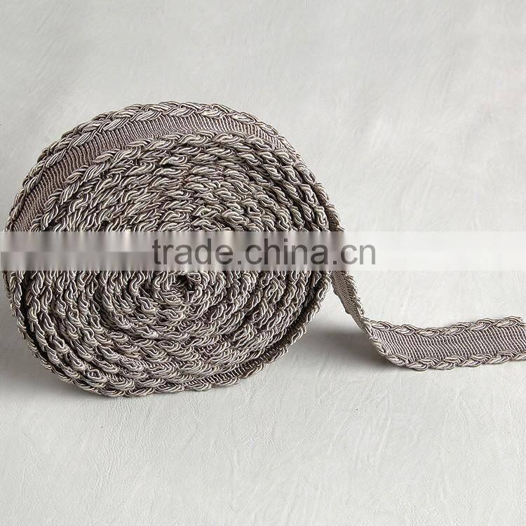 Waist band tape machine weaving factory customs many kinds of woven webbing tape for pre-cuffed trousers