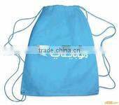 190T polyester Waterproof Drawstring Bag with reflective slip