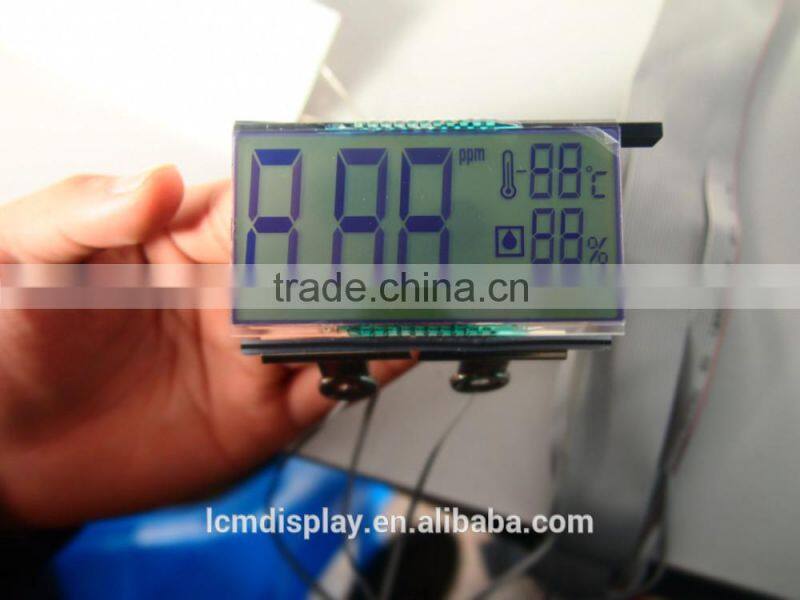 positive character multi function lcd display,for air purifier , transmissive lcd