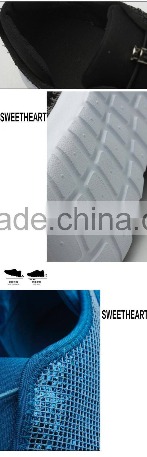 Glitter material shoes women fashion shoes