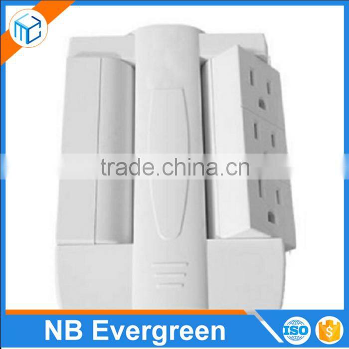Swivel Outlet Adaptor Socket Double Side Socket