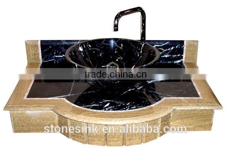 Beautiful hand carved bathroom face basin
