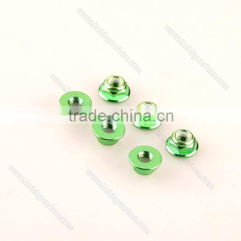 Hot sale aluminum flange lock nuts M5,stronge fastners M5 nuts for props