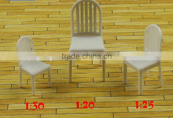 plastic scale model building chair for living room model