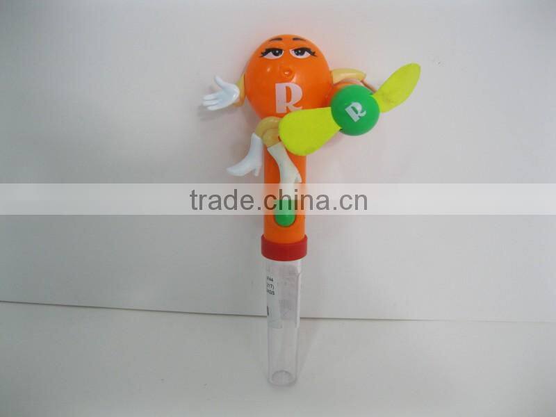 Plastic fan candy toy