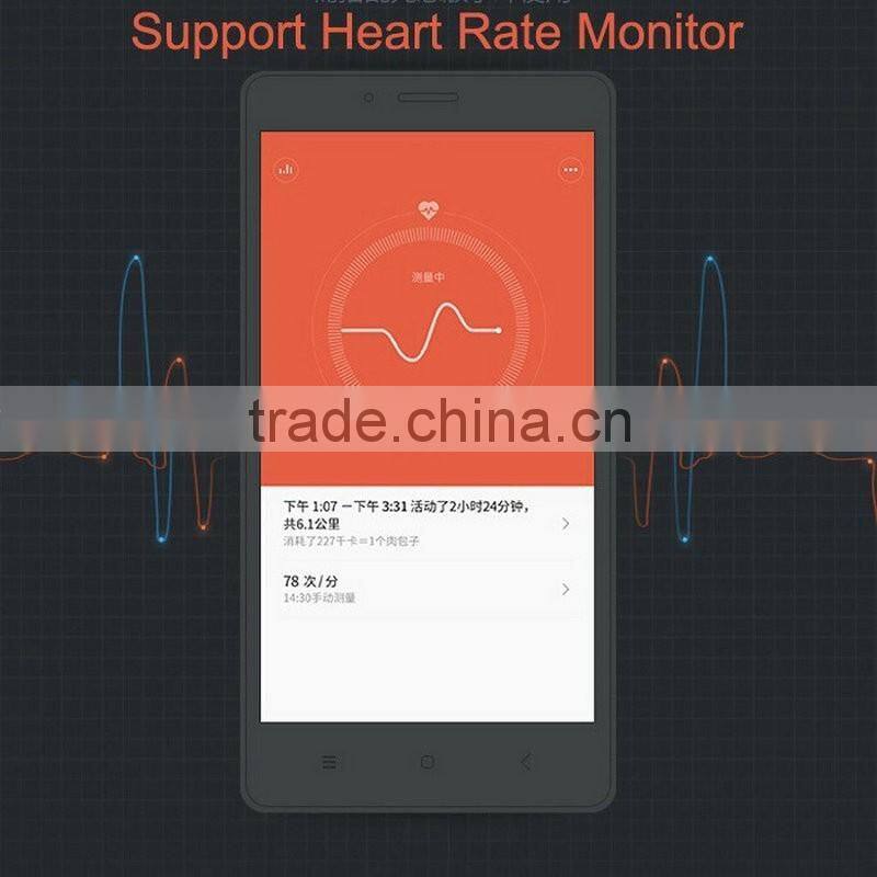 Original Xiaomi Mi Band 1S Heart Rate Monitor Smart Wristband Miband Bracelet For Android 4.4 iOS 7.0 Passometer Fitness Tracker