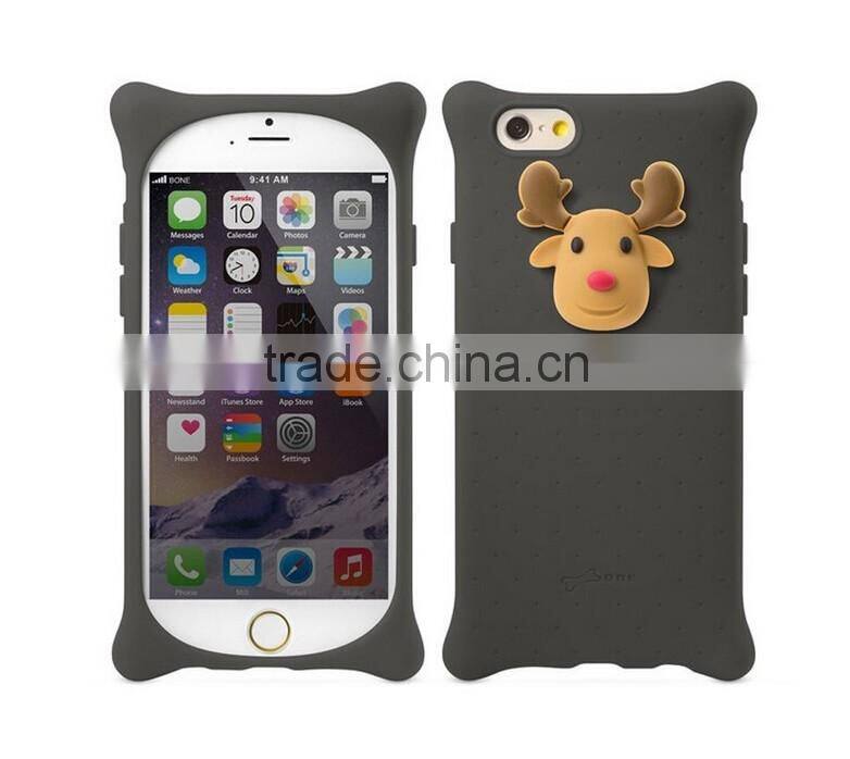 Fashion Cartoon 3D Soft Silicon Protective Cover For iPhone 6s