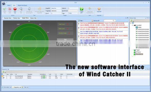 Wind Catcher System II(Mobile Catcher & Intercepting System) GSM interceptor WCS II