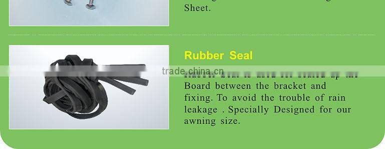 High quality plastic roof covering polycarbonate awning material for door canopy