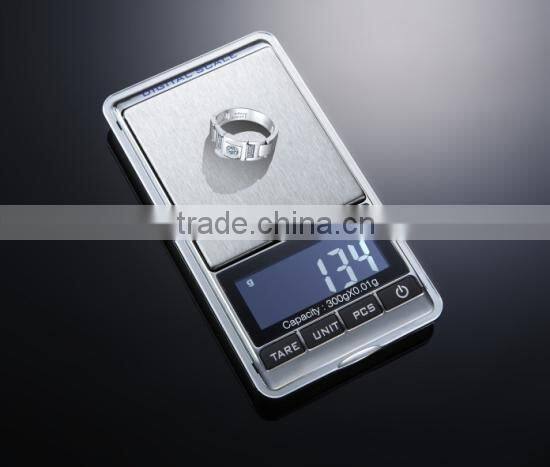 500g 0.01g Pocket Jewelry Digital Scale with Tray