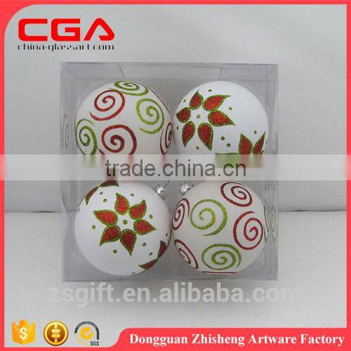 Handmade round plastic balls for christmas indoor decor ball Small christmas accessory