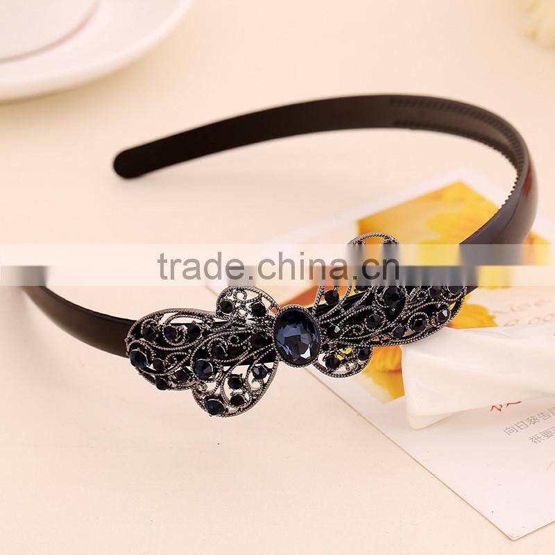 Hair Jewelry Fashion Hairband 2 Color with Rhinestone Hairbands