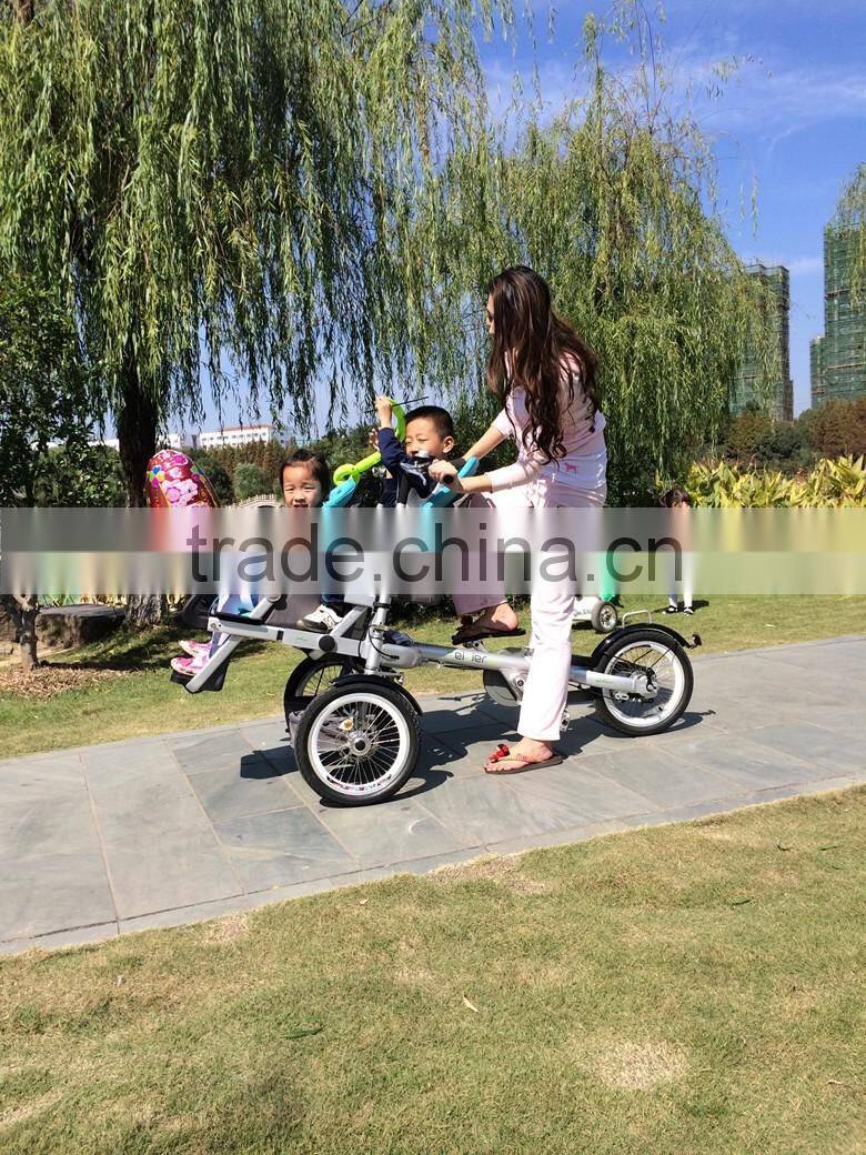 2016 hot baby products mother and baby stroller bike with big wheels