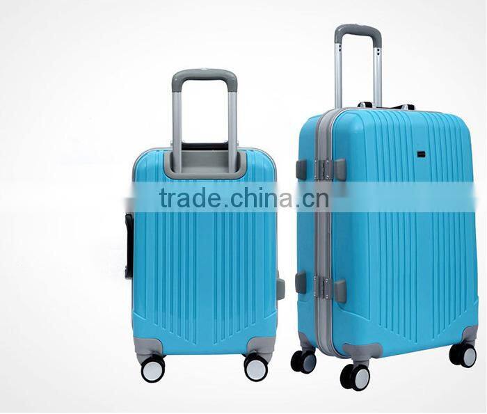 Low MOQ ABS 20"24"28" universal wheels travel luggage,luggage trolley bags,luggage trolley