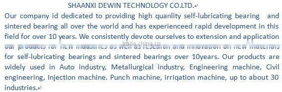 DX free sliding oilless bearing bush