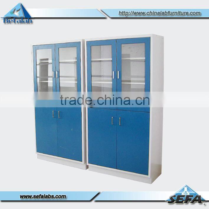 Steel Storage Cabinets Floor Mounted Structure Laboratory Stroage Cabinet