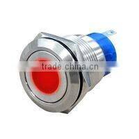 19mm push bottom switch waterproof