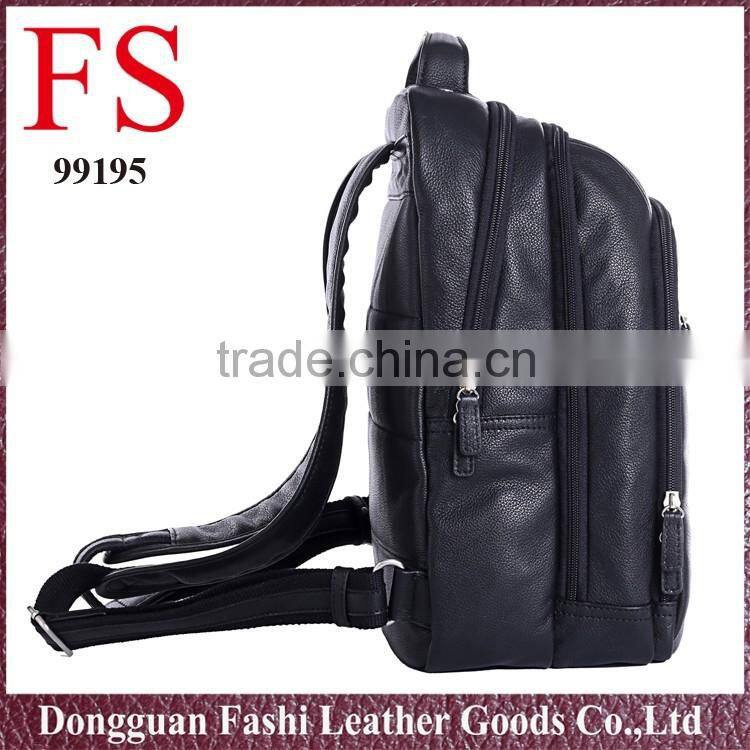 100% genuine leather outdoor hiking backpack