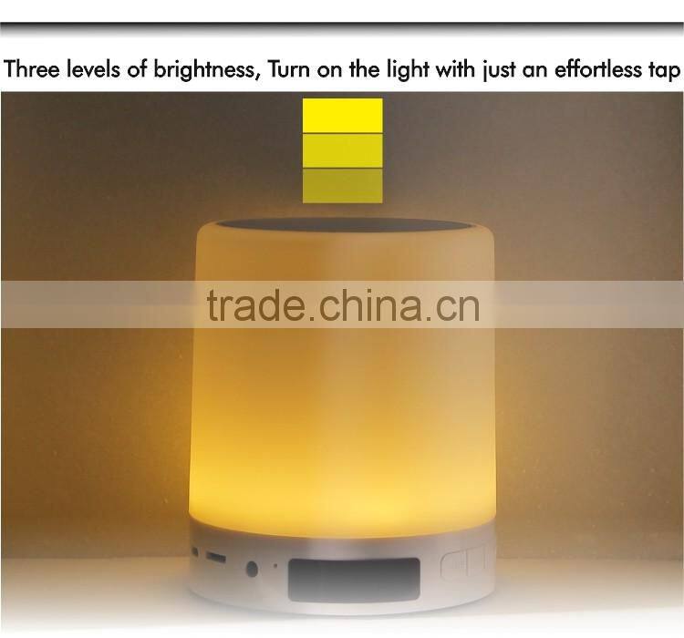 Multi Colored Wireless Smart LED Bluetooth Speaker with led light