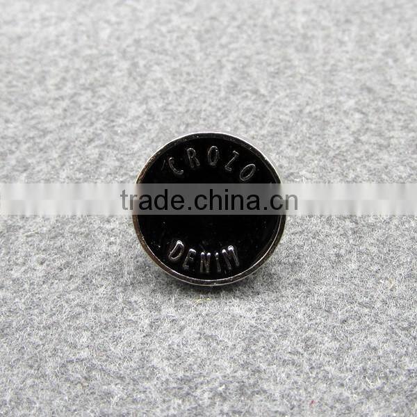 Painted alloy Jeans Button