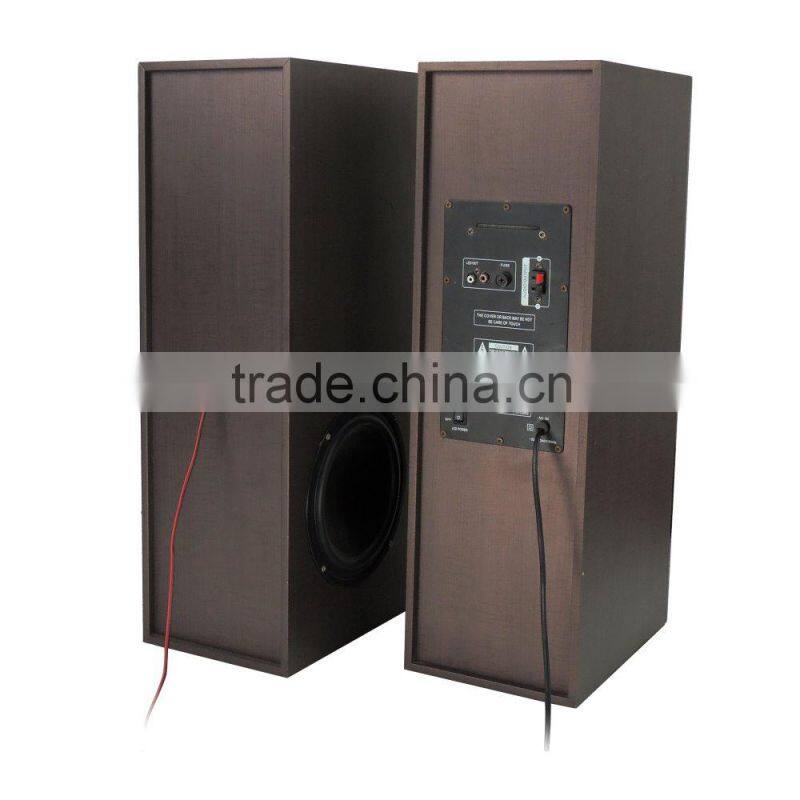 2.0 speaker wooden active stage speaker DJ speaker