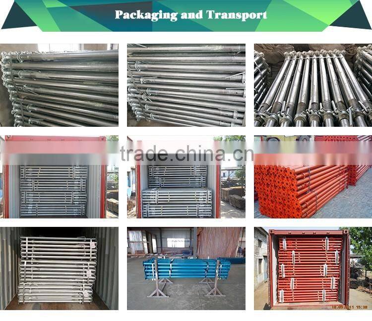 Hot dipped galvanized steel adjustable prop